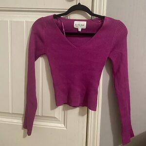 Olive & Oak Magenta Knit Top sets